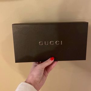 Gucci gloves. Never worn. Fleece lined. Leather.